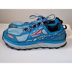 Altra Running Shoes Women's 10 Lone Peak 3.5 Trail Blue Gaiter Trap AFW1755F-3